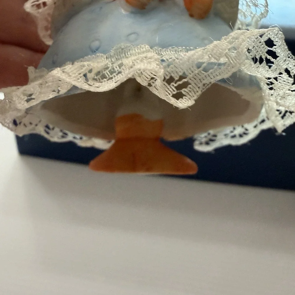 Vintage JASCO Caring Critters Chimer Christmas Ornament Mother Bird & Chick